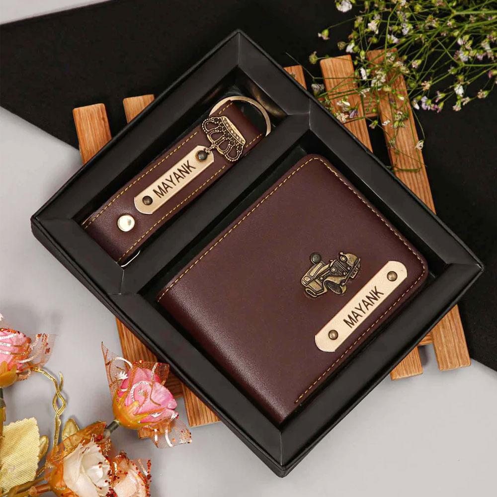 Personalised Wallet & Keychain Combo