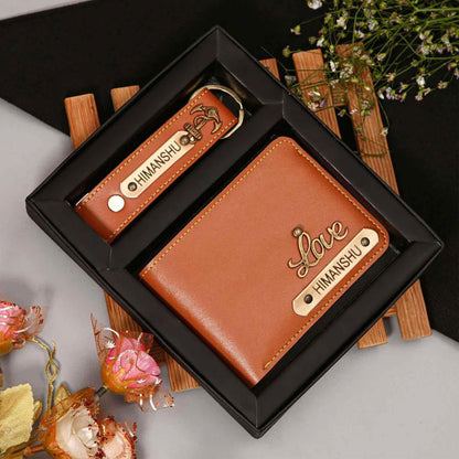Personalised Wallet & Keychain Combo